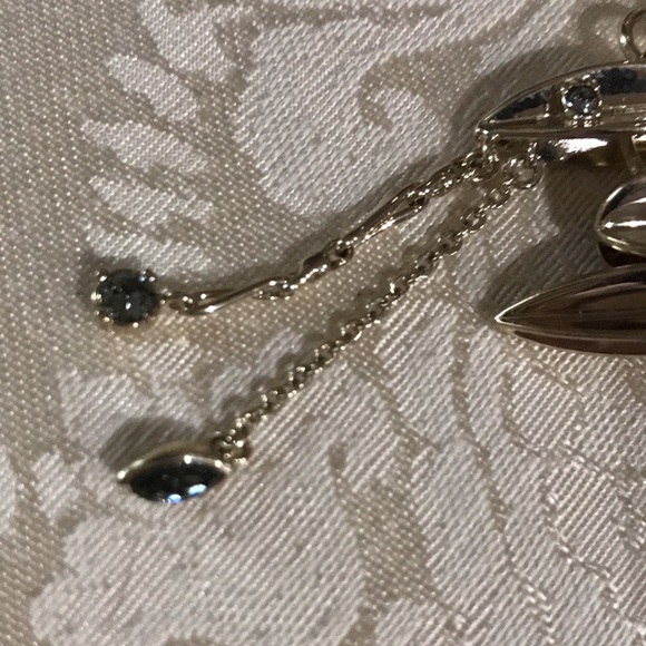 Large Christian Dior Crystal Pink & Black Stone Pendant - Picture 6 of 12